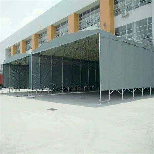 盐城阜宁移动推拉雨篷电动伸缩雨棚工厂，活动式遮阳帐篷型号齐全优惠多